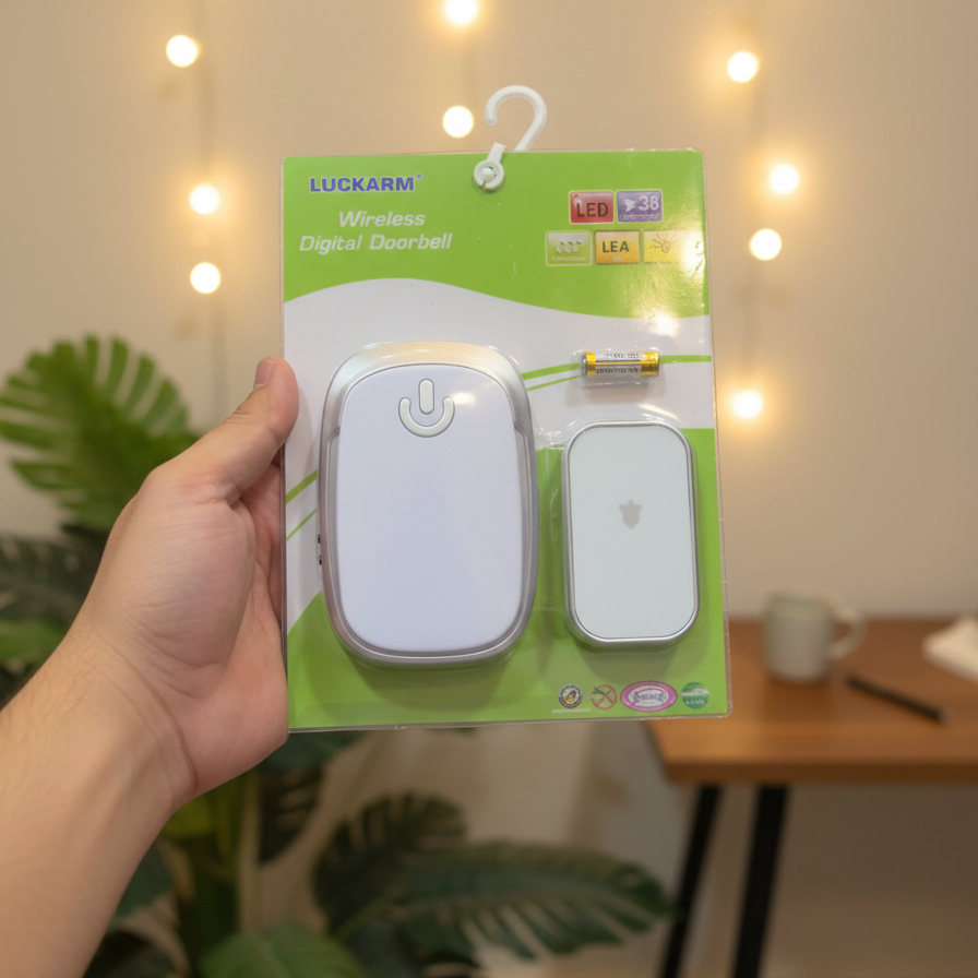 Luckarm Wireless Digital Doorbell – High Quality & Easy Installation