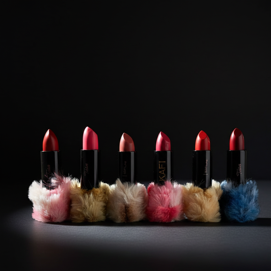 High Pigmented Fluffy Velvet Matte Lipstick – Pack of 6 | Soft Matte Finish | Long-Lasting Bold Shades