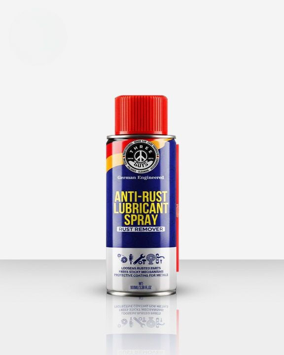 Three Guys Anti-Rust Lubricant Spray – Penetrating Oil Rust Remover And Multi-Purpose De-Rust Spray German Engineered