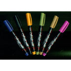 6 pc acrylic marker set