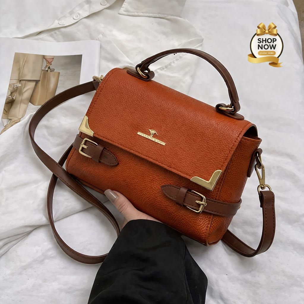 The Mono Carry Crossbody Bag Stylish Leatherette Design With Adjustable Strap