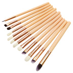 Make Up Eye Brushes Set, Lover Bar 15pcs Makeup Brush- with Travel Organizer  with pouch(random color)