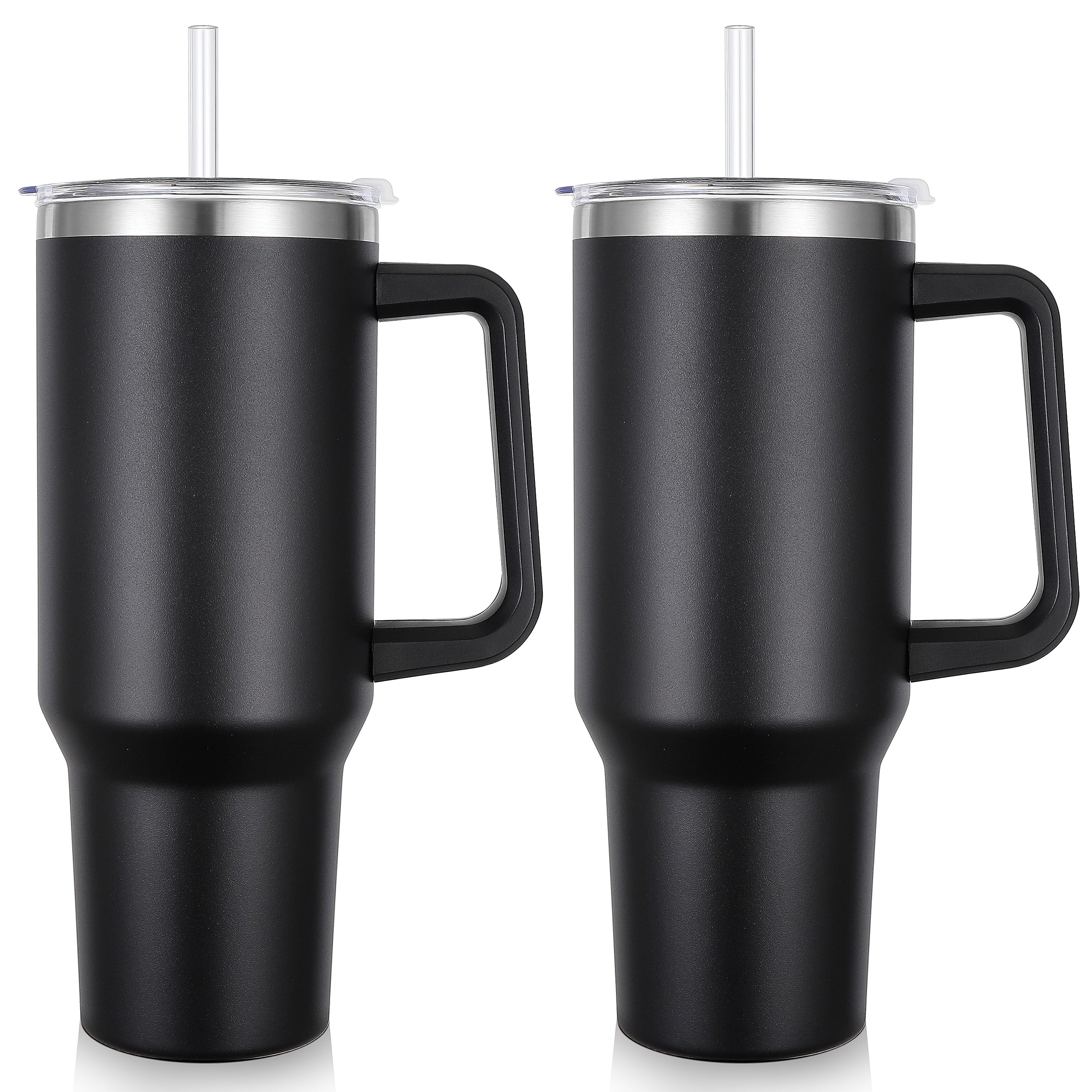 Insulated Tumbler 40oz Stainless Steel Vacuum Cup Thermal Mug for Ice Coffee Travel Car Cup 1200ML