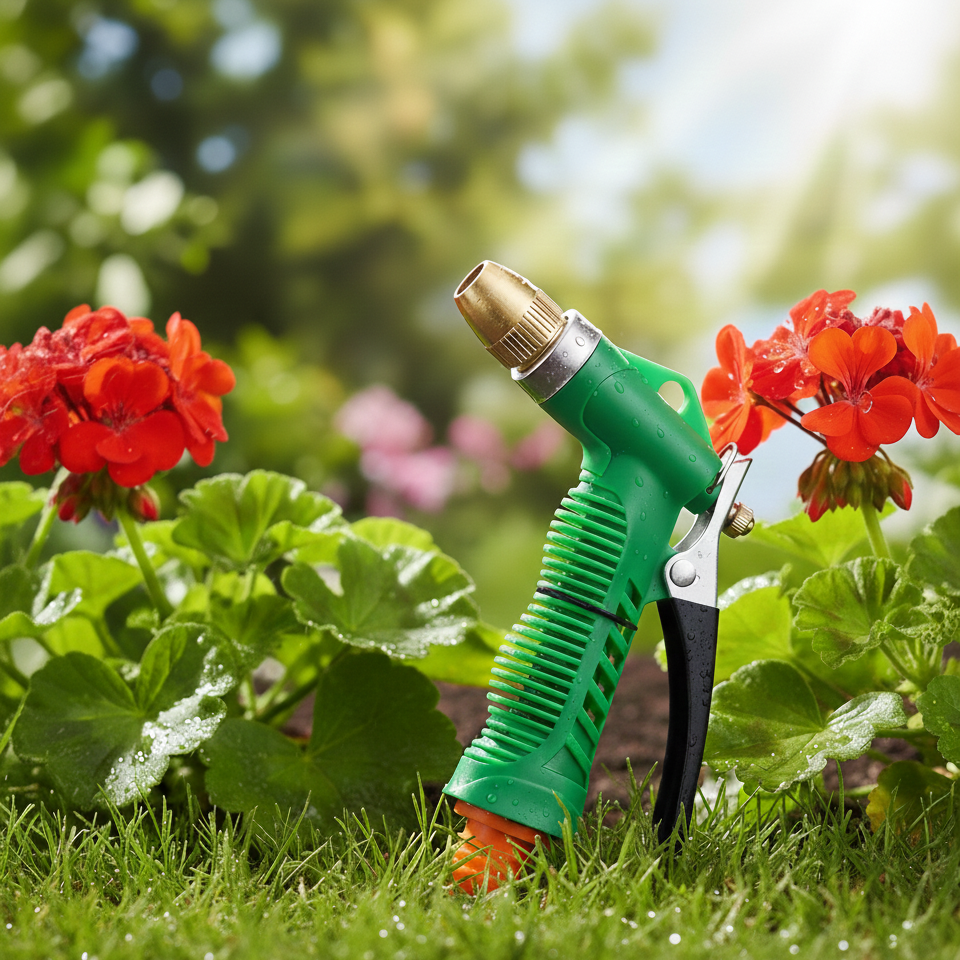 Water Spray Brass Nozzle Gardening Planter High Pressure Water Sprayer With Trigger Spray For Garden Car Washing And Bike Cleaning