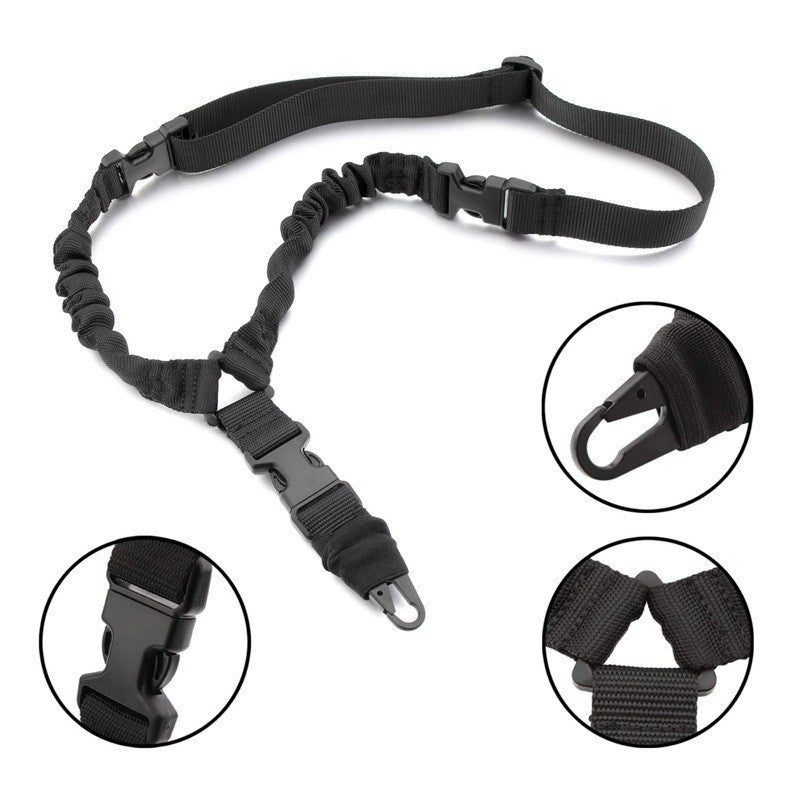 Durable Tactical Rifle Sling for Hunting &amp; Training – Adjustable, Bungee, Quick Detach