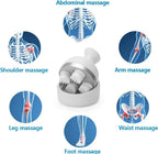 Electric Scalp Massager with 4 Tissue Kneading Nodes – Waterproof Handheld Head & Full Body Massager for Stress Relief