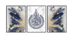 Set of 3 Premium Wall Art Photo Tiles – Modern Home Decor Sets