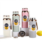 Matte Stainless Steel Bottle Leak Proof Durable Hot Cold Water Bottle For Office Gym Travel