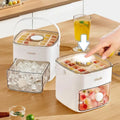 Box Mold Ice Storage Double Layer Ice Cube Tray With Handle Rapid Release Inventive Cold Drink Freezer Tool
