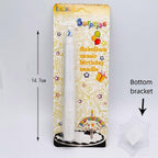 Flabellum Musical Birthday Candle – Rotating Flower Cake Candle with Music & Sparkling Flame Party Decoration