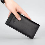 Kangaroo Long Bifold Wallet with RFID Protection – Slim Stylish Wallet for Men & Women