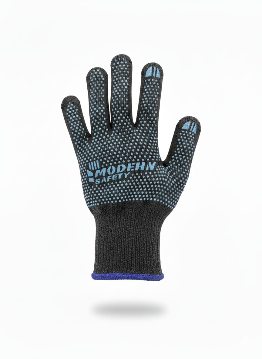 Premium Knitted Beanie Cap, Neck Gaiter And Touchscreen Gloves Combo Pack | Complete Winter Essentials For Cold Weather Protection (Random Color)