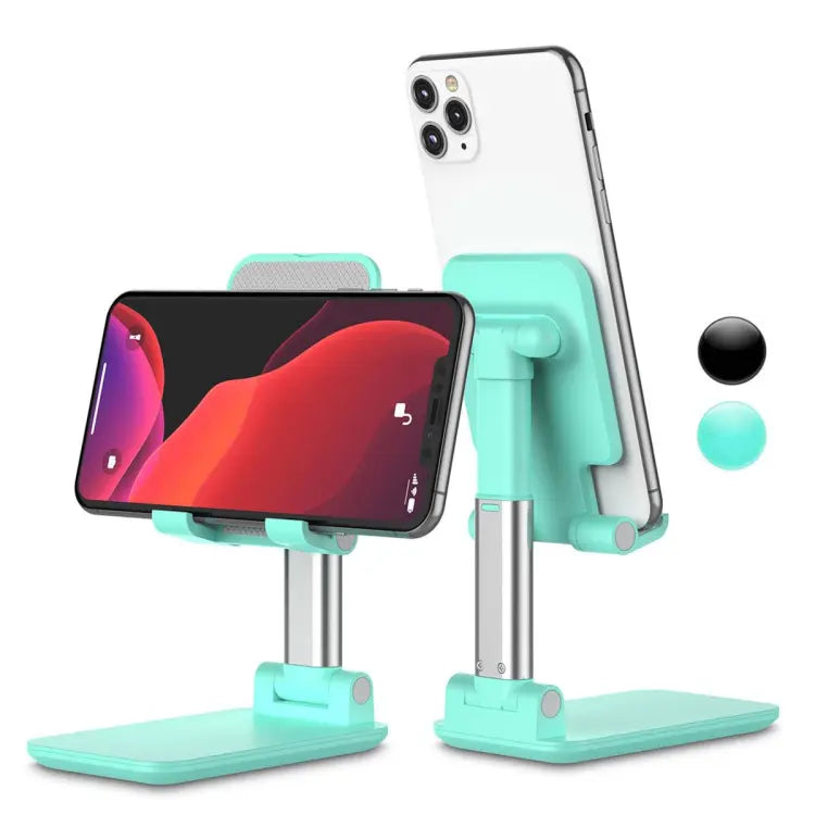 Foldable &amp; Adjustable Mobile Phone and Tablet Stand | Flexible Desktop Mount &amp; Lazy Bracket Support for All Devices (Random Color)
