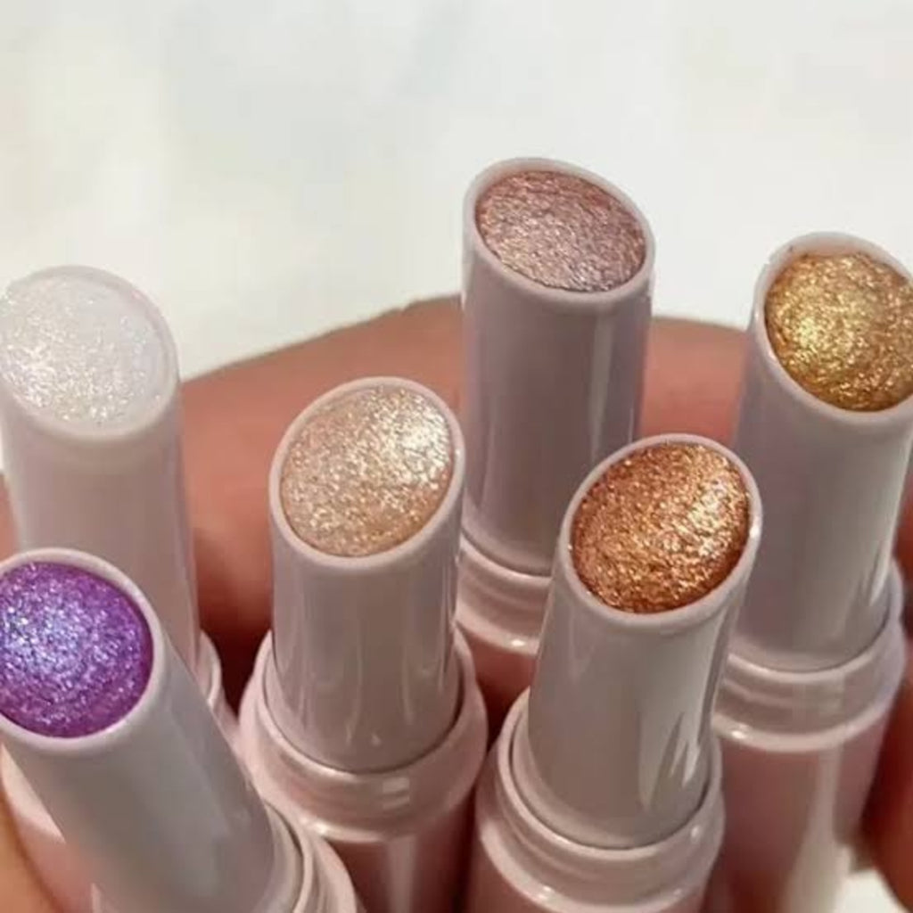 Miss Betty Multipurpose Jelly Highlighter Stick – Creamy Glitter Eyeshadow, Lip Balm & Face Highlighter