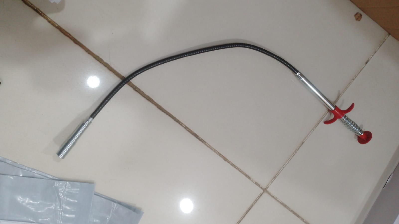 Stainless Steel Sink Wire Drain Cleaner | 60cm Spring Cleaning Stick