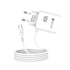SOVO Flick Series SG-221 12W Fast Charger with Micro & Type-C USB Cable – 2.4A Auto ID Adaptive Charging