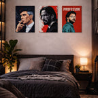 Set of 3 Premium Wall Art Photo Tiles – Modern Home Decor Sets 8x11