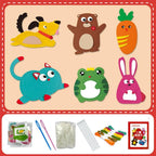 DIY Felt Sewing Kit for Kids – Fun Handmade Craft Set for Beginners | Educational Creative Sewing Kit for Children (Ages 6+)