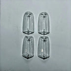 Premium Indicator Cover for 70cc Bikes – Crystal White & Smog
