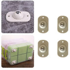 Quality Furniture Moving Wheel -  [4 Pcs] | Stainless Steel Mini Swivel Wheels With 360 Degree Rotation For Bins Storage Box