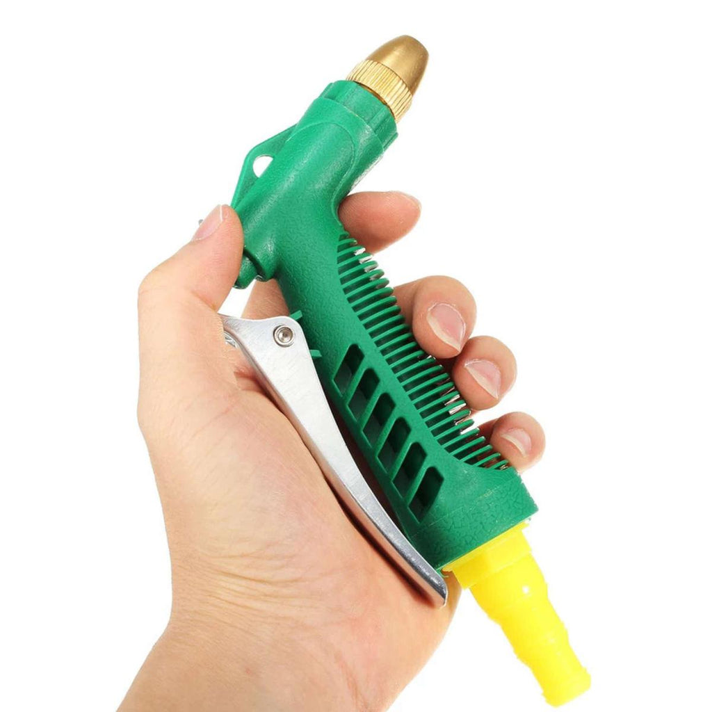 Brass Water Pressure Spray Gun Nozzle – Heavy Duty Alloy Body with Ergonomic Grip
