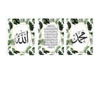 Set of 3 Premium Wall Art Photo Tiles – Modern Home Decor Sets 8x11