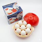 Egg Electric Egg Boiler and Vegetable Steamer – Automatic Shut-Off Rapid Cooker for Healthy Breakfast & Steamed Snacks