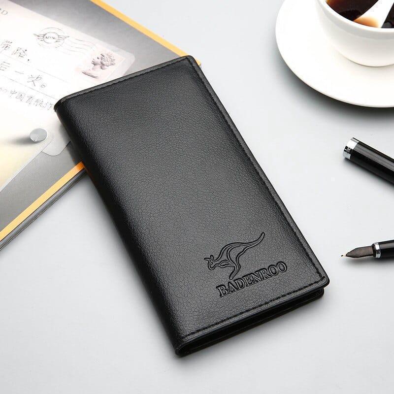 Kangaroo Long Bifold Wallet with RFID Protection – Slim Stylish Wallet for Men & Women