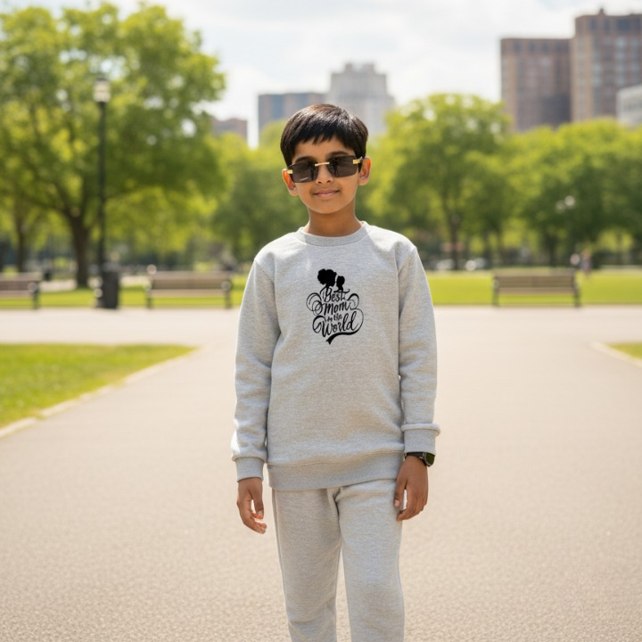 Kids Sweatshirt & Pajama Set | Comfy Winter Warm Tops & Trousers for Boys & Girls | Imported Cozy Clothes Outfit FOR BABYA AND KIDS