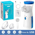 Mesh Nebulizer Battery Operated Silent Operation Compact Design Perfect Choice For Daily Breathing And Health Care Needs