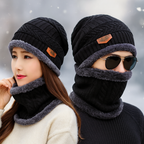 Head & Neck Cap Beanies Combo | Woolen Winter Beanie with Neck Warmer Muffler for Men & Women – Warm, Cozy & Stylish