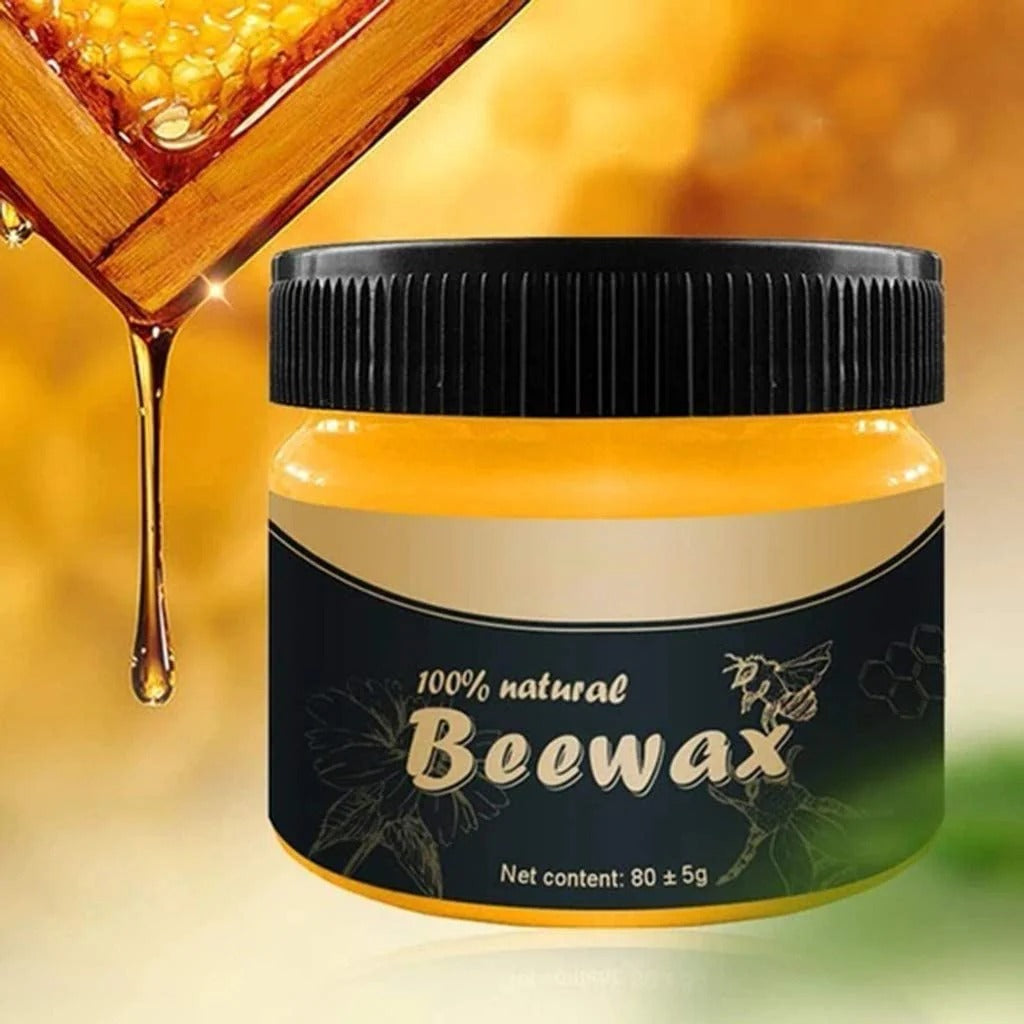 Mintiml Natural Beewax Wood Polish | Multi‑Purpose Furniture Care | Restores & Protects