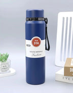 Premium Matte Stainless Steel Water Bottle 800ml 1000ml Leak Proof Double Wall Insulated Hot Cold Flask