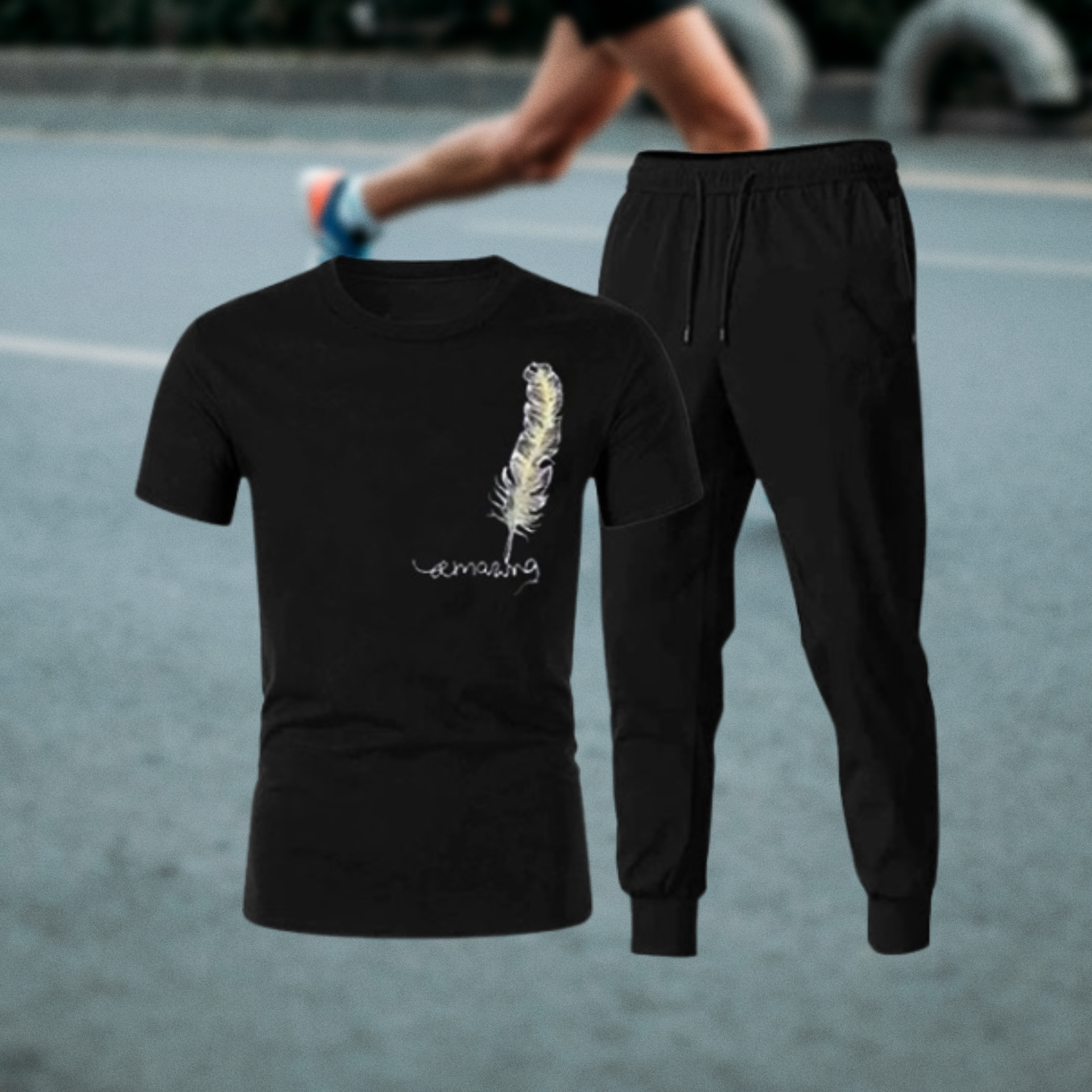 Tracksuit Amazing Trendy Smart black t shirt And Trouser For boys &amp; Men | Fitness Training Muscle Workout Gym track suit for Men