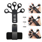 Hand Grip Strengthener - Adjustable Finger Exerciser and Finger Stretcher - Grip Strength Trainer for Hand Therapy, Rock Climbing - Relieve Pain for Arthritis, Carpal Tunnel