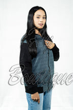 Winter Collection Women’s Plain Grey Charcoal Jacket | Stylish & Warm Outerwear | Elegant Winter Fashion for Ladies
