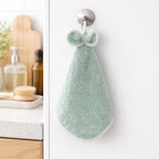 Royal Bow Hanging Napkin Towel – Super Absorbent Microfiber Hand Towel with Loop