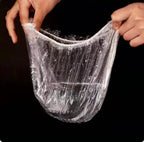 Scoop Disposable 100Pcs Food Cover – Elastic Stretchable Bowl & Plate Covers – Universal Fit Plastic Covers for Kitchen Food Preservation
