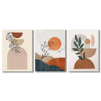 Set of 3 Premium Wall Art Photo Tiles – Modern Home Decor Sets 8x11