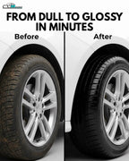 Tire Foam Cleaner – Clean, Shine and Protect | THREE GUYS | German Engineered (650ML)