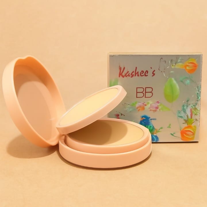Kashees 2 In 1 Face Powder 110g – Dual Coverage Foundation & Setting Powder with Smooth Matte Finish, Long-Lasting Oil Control Formula for Flawless Everyday Makeup