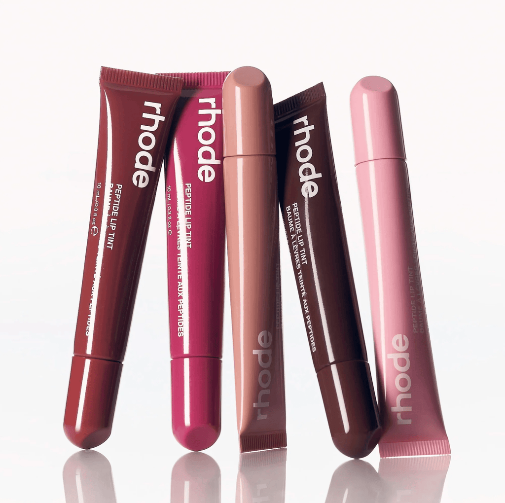 Rhode Peptide Lip Tint – Hydrating Glossy Lip Balm Pack of 6 (Random Color)