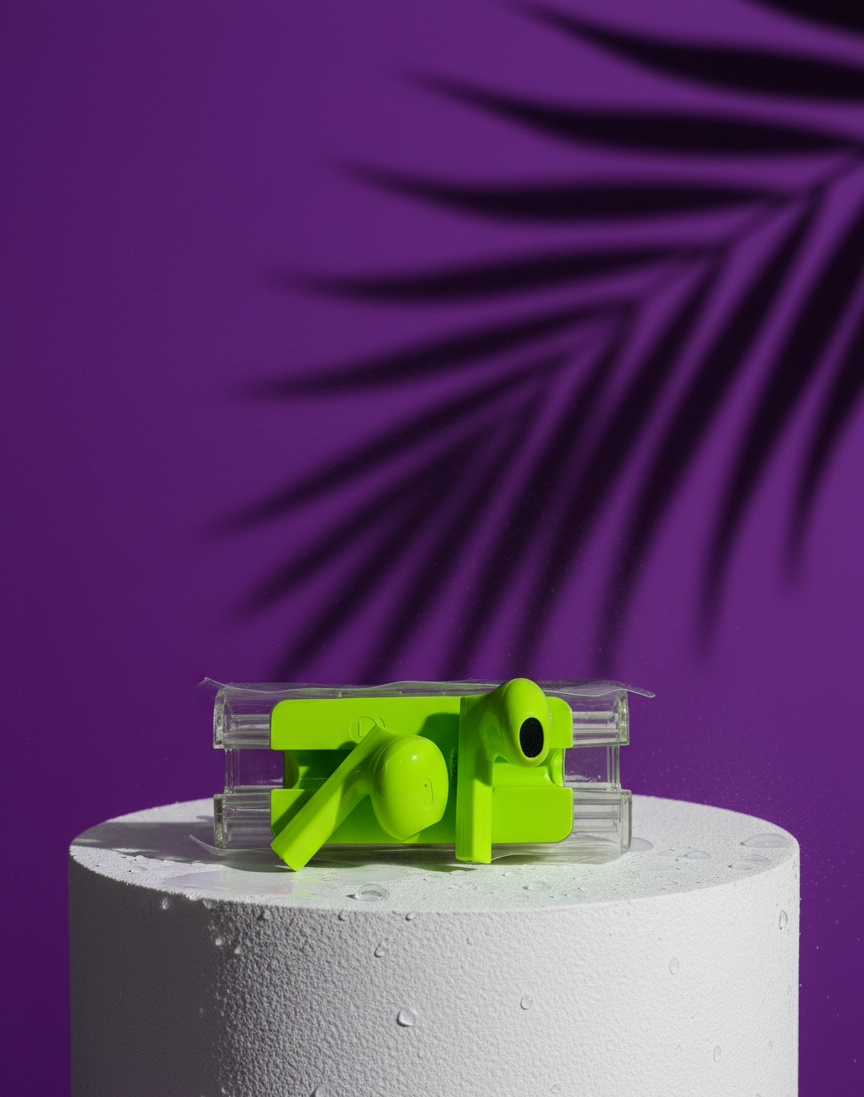TWS D32 True Wireless Earbuds – New Model BT 5.3 Headset with Digital Display & 6–7 Hour Long Battery Life ( RANDOM COLOUR)