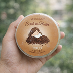 SK Blooms Coco Coffee Scrub in Butter | 2-in-1 Body Whitening Sugar Scrub | Natural Exfoliating & Moisturizing Skin Care