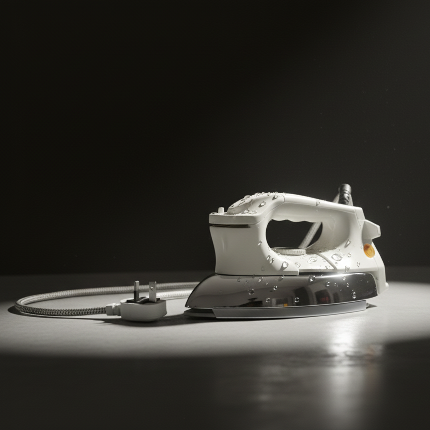 Heavy-Duty Electric Dry Iron | China-Made | Durable, High-Performance Ironing for Home & Commercial Use - 1000 Watt