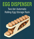 15 Egg Storage Box Rolling Design Space Saving PP Refrigerator Organizer Multi Layer Egg Holder| Random Colour