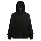 Balaclava Winter Zipper Hoodie Providing Warm Protection With Comfortable Fit Everyday Winter Wear