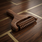 Handcrafted Wooden Scalp, Head, Neck, and Shoulder Massager – Reflexology & Acupressure Roller