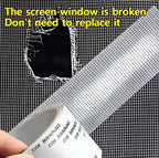 Waterproof Self Adhesive Window Screen Repair Tape Anti Insect Mesh Patch Strong Adhesive 2M Length