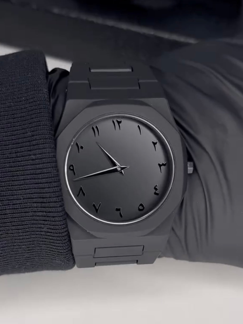 Full BLACK AURA Quartz Watch – Lightweight Design, , Premium Quality &amp; Finish - Best Quality Analog Watch For Boys - Watch For Men | Full Black Color Watch - Without Box
